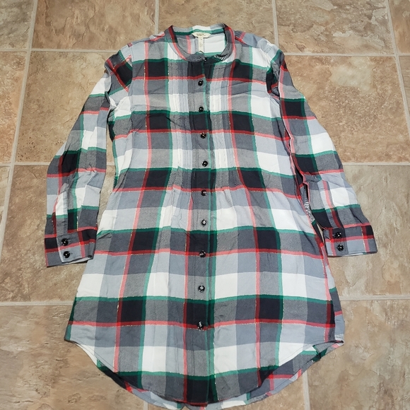 Matilda Jane " Coming to Town" Plaid Christmas dress - Picture 2 of 7
